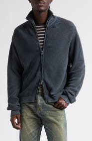 STOCKHOLM SURFBOARD CLUB Voy Organic Cotton Zip Cardigan