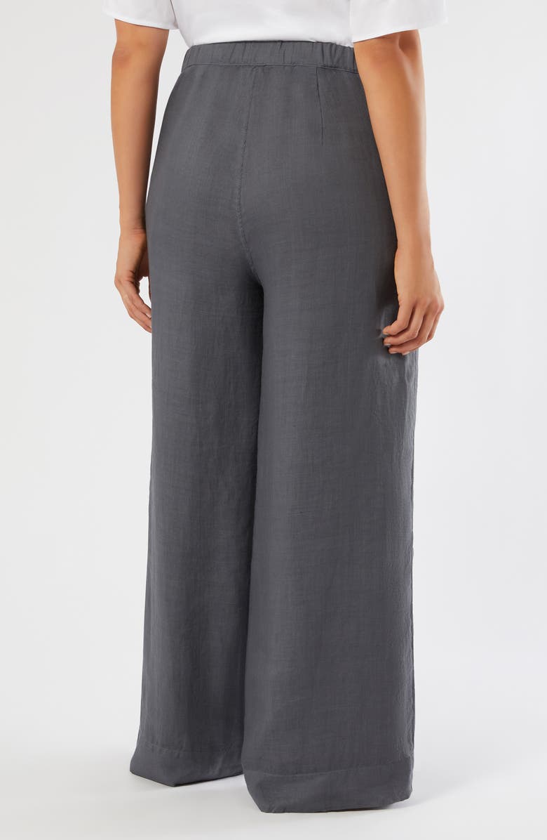 Marina Rinaldi Agenda Wide Leg Pants, Alternate, color, Medium Grey