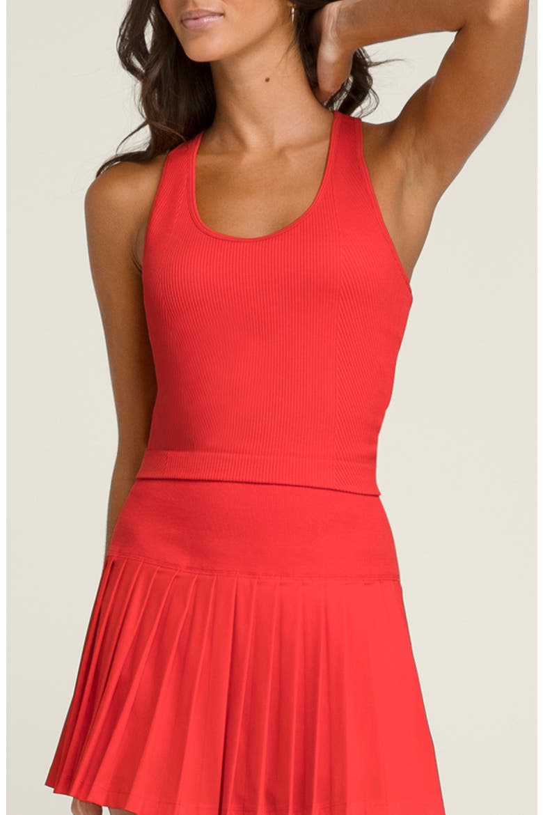 Everyday Rib Bra Tank, Main, color, INFRARED