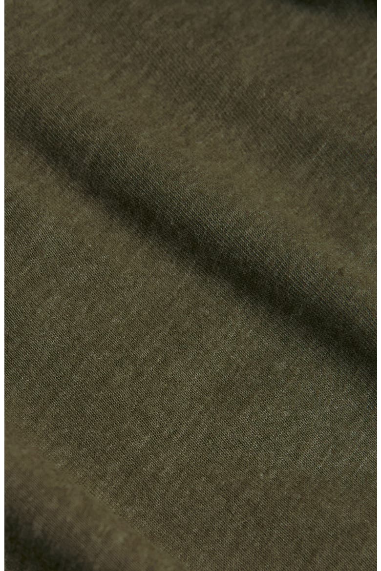 Short Sleeve Crewneck T-Shirt, Alternate, color, HEATHER MILITARY GREEN