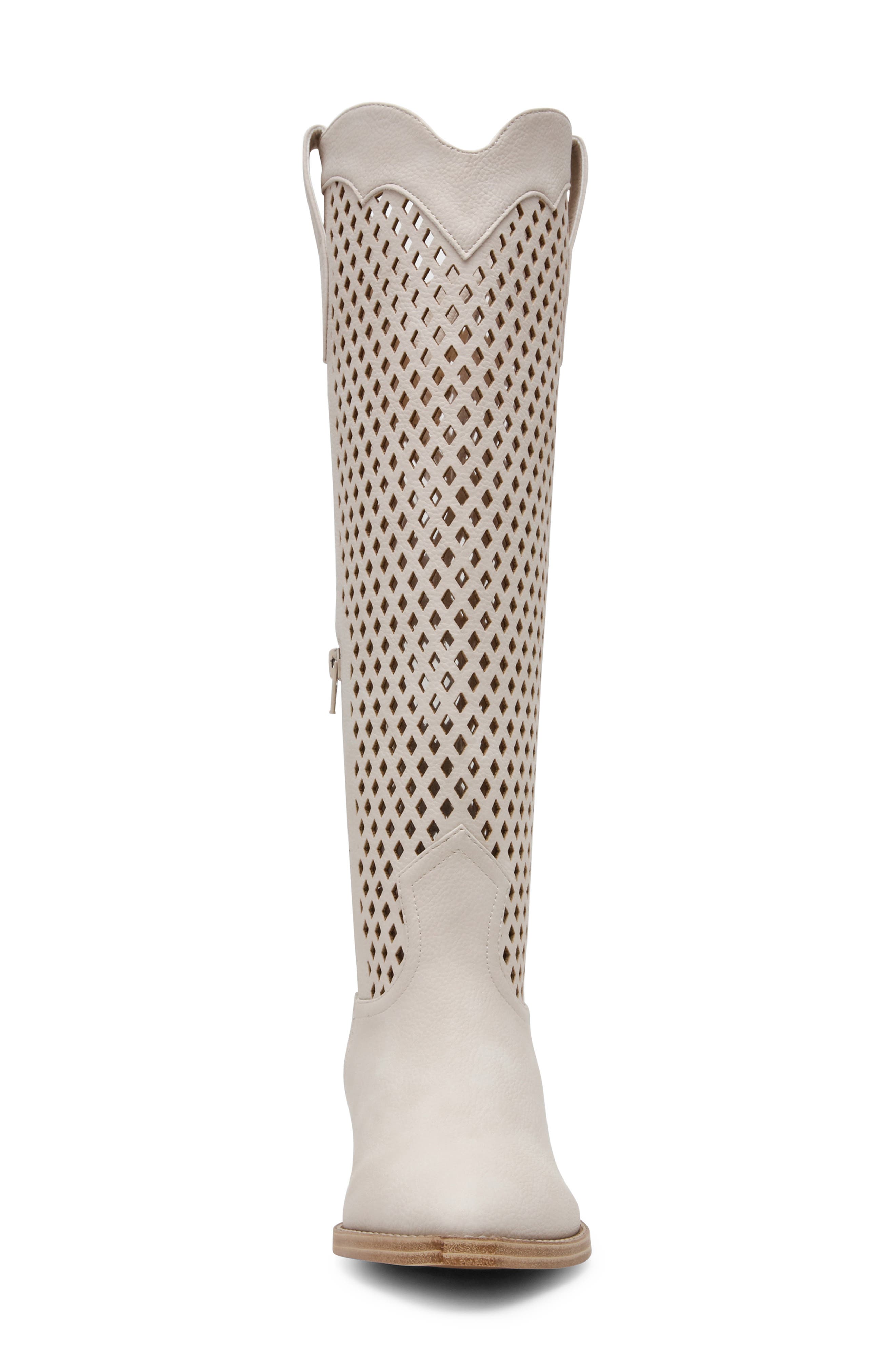 DV by Dolce Vita Kaidence Western Boot, Alternate, color, Ivory