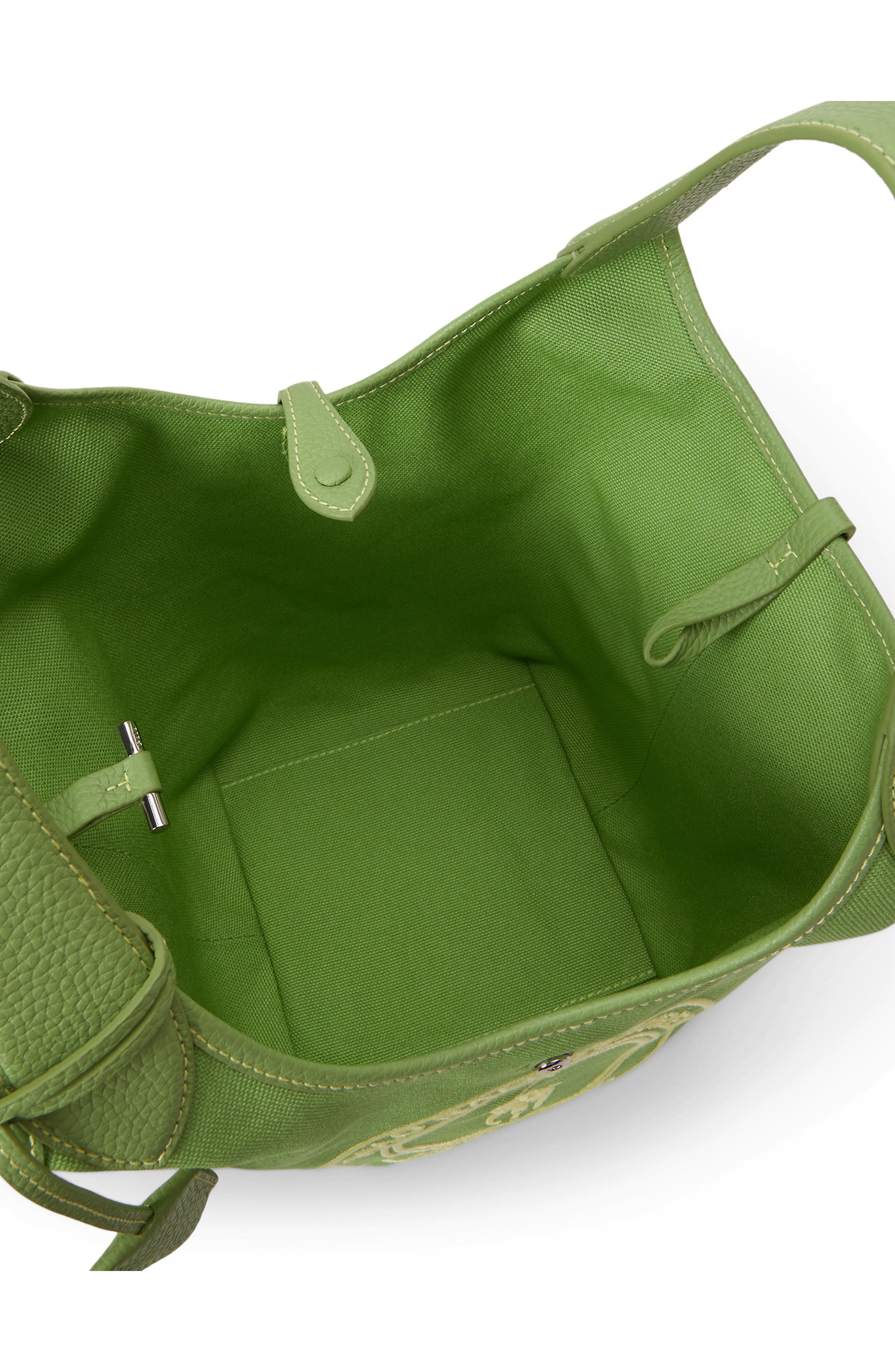 Polo Ralph Lauren Polo Play Crest Canvas Tote, Alternate, color, Parakeet