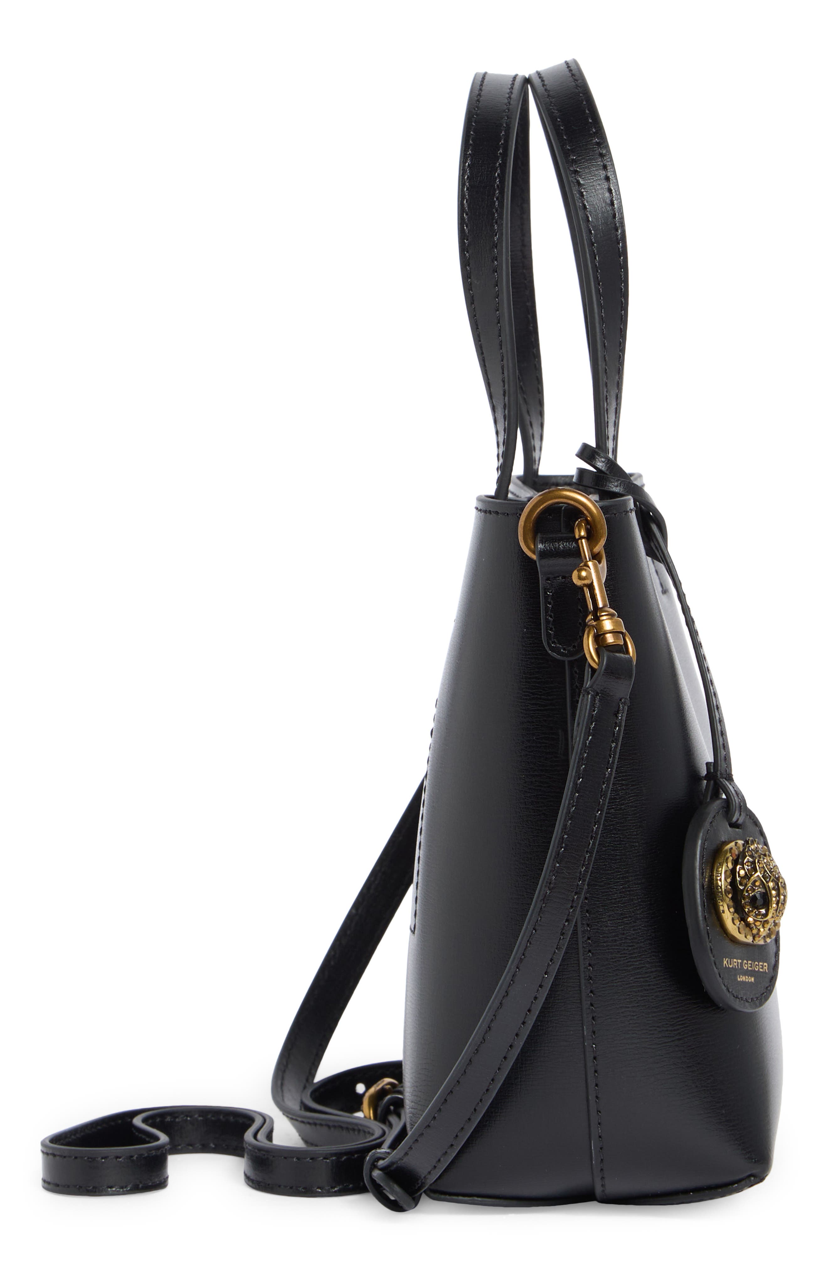 Kurt Geiger London Chelsea Small Shopper Tote Bag with Pouch, Alternate, color, Black