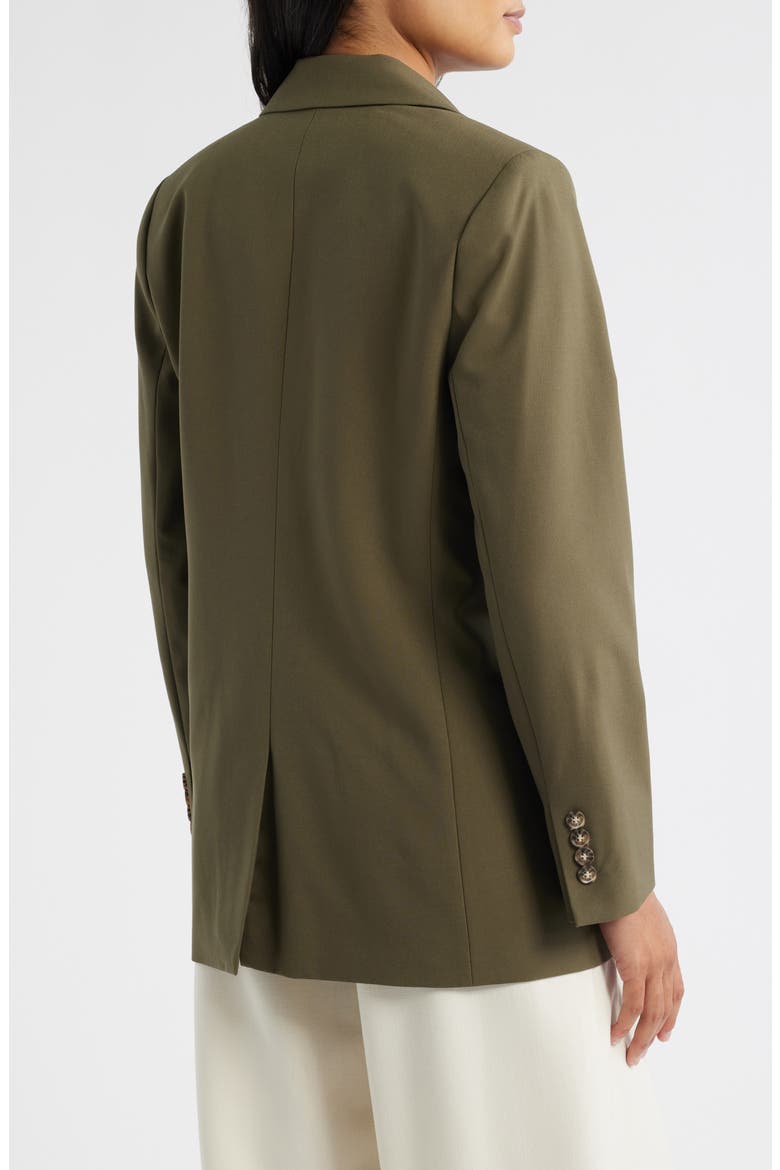Relaxed One-Button Blazer, Alternate, color, MARTINI OLIVE