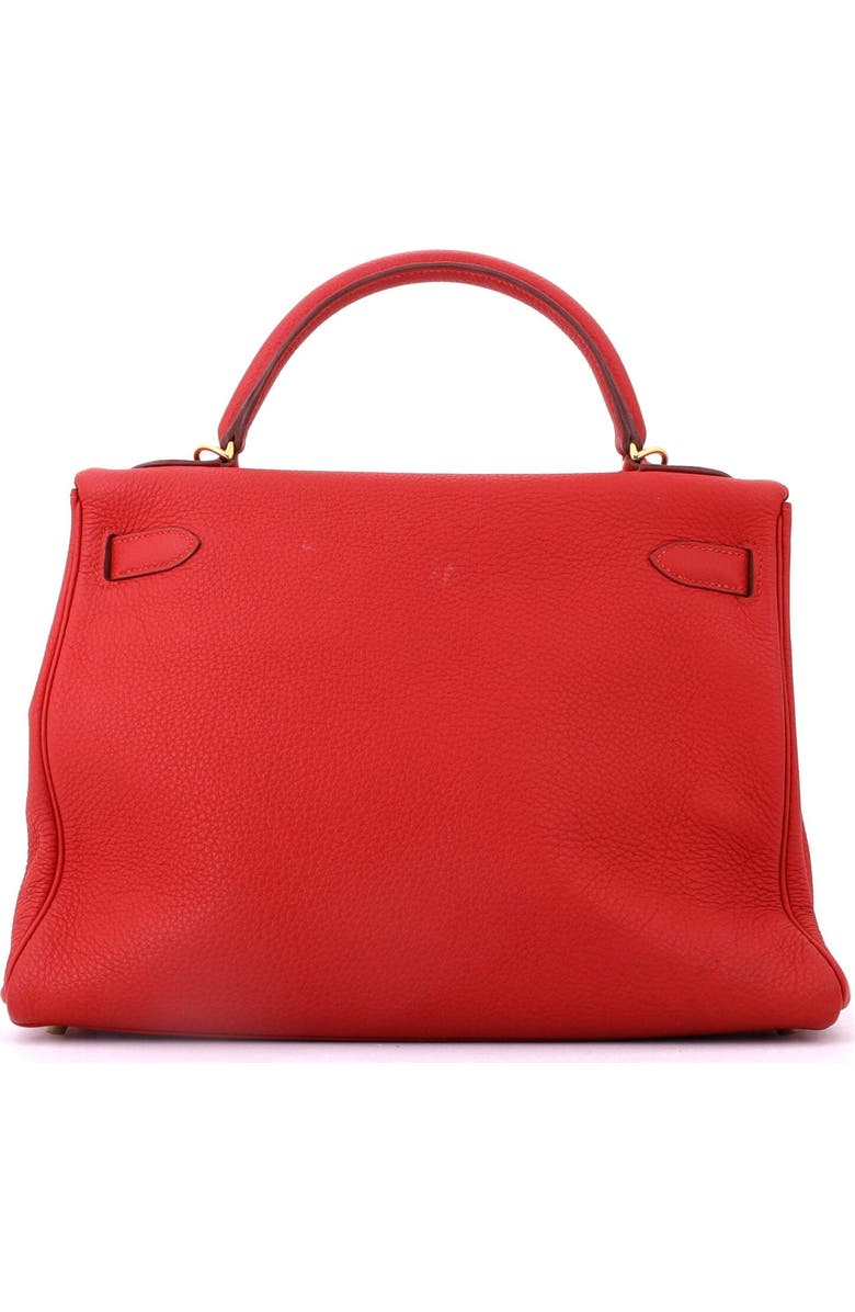 Pre-Owned Hermes Kelly Handbag Red Togo with Gold Hardware 32, Alternate, color, Vermillon