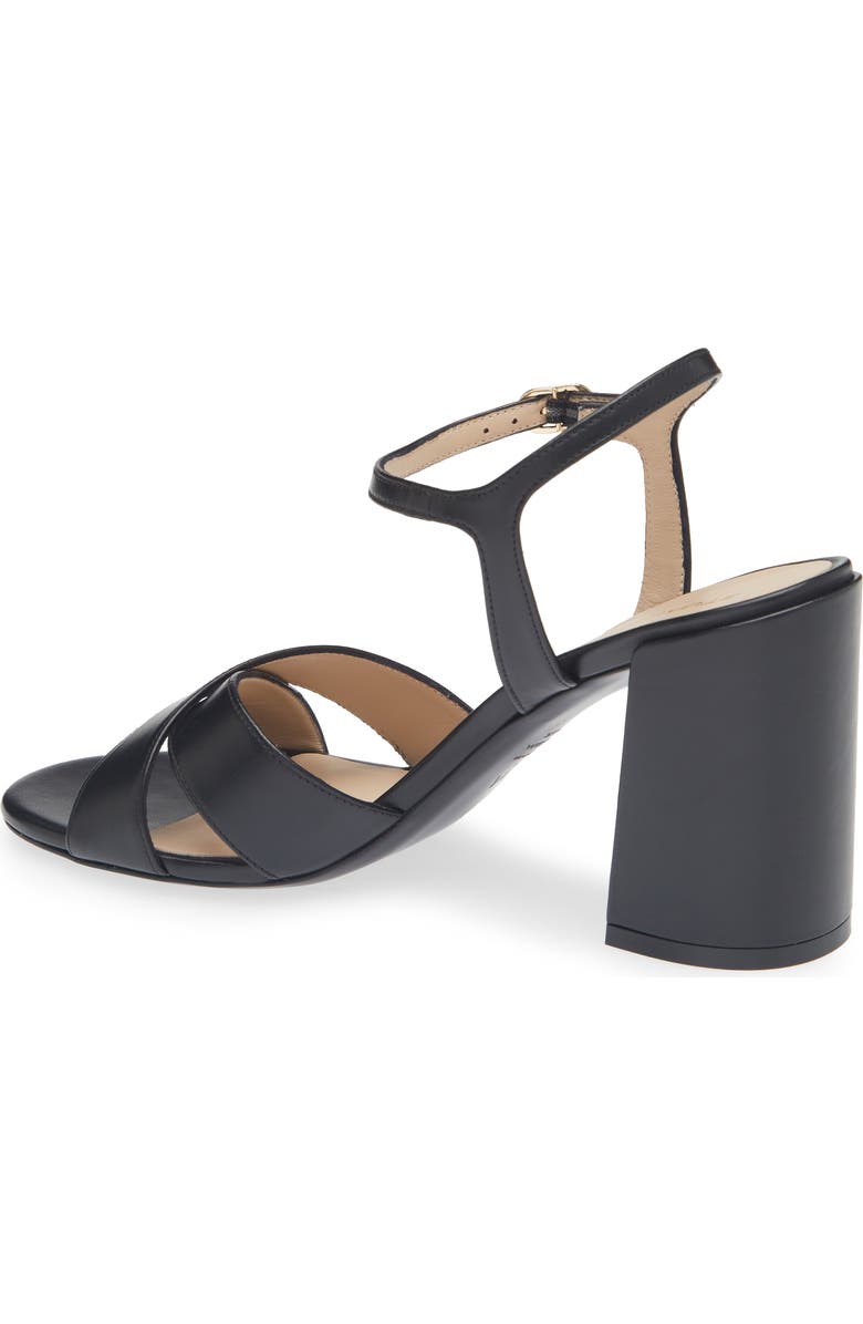 Stuart Weitzman Alyssa Ankle Strap Sandal, Alternate, color, Black
