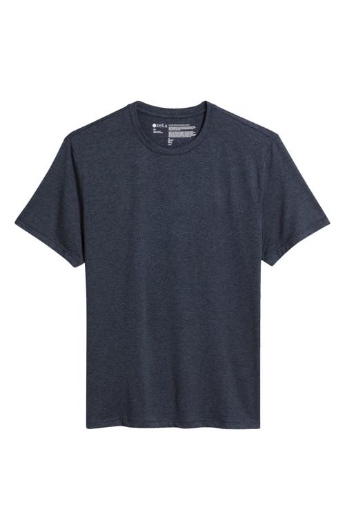 Zella Dynamic Crewneck T-shirt In Navy Eclipse