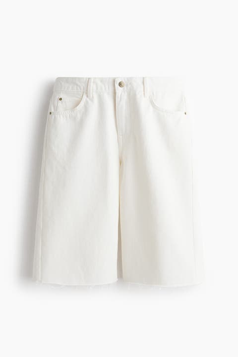 Denim Bermuda Shorts