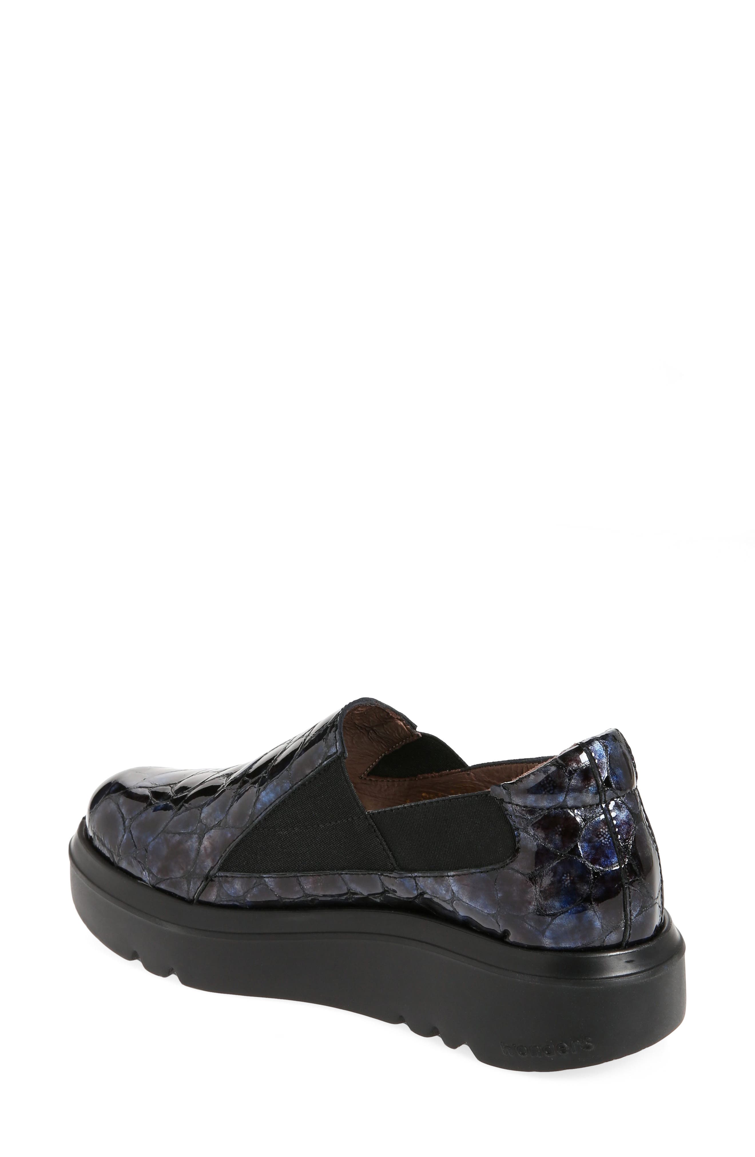 Twin Gore Platform Loafer, Alternate, color, BARBUN NAVY