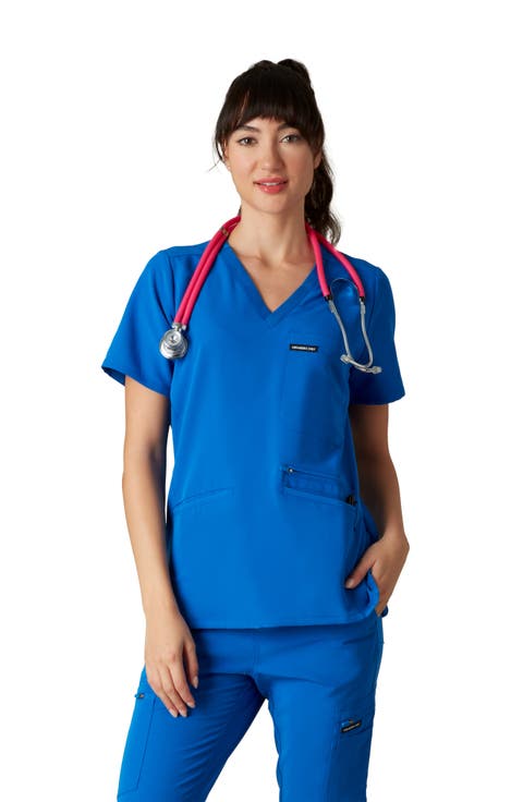 Palermo 4-Pocket Scrub Top