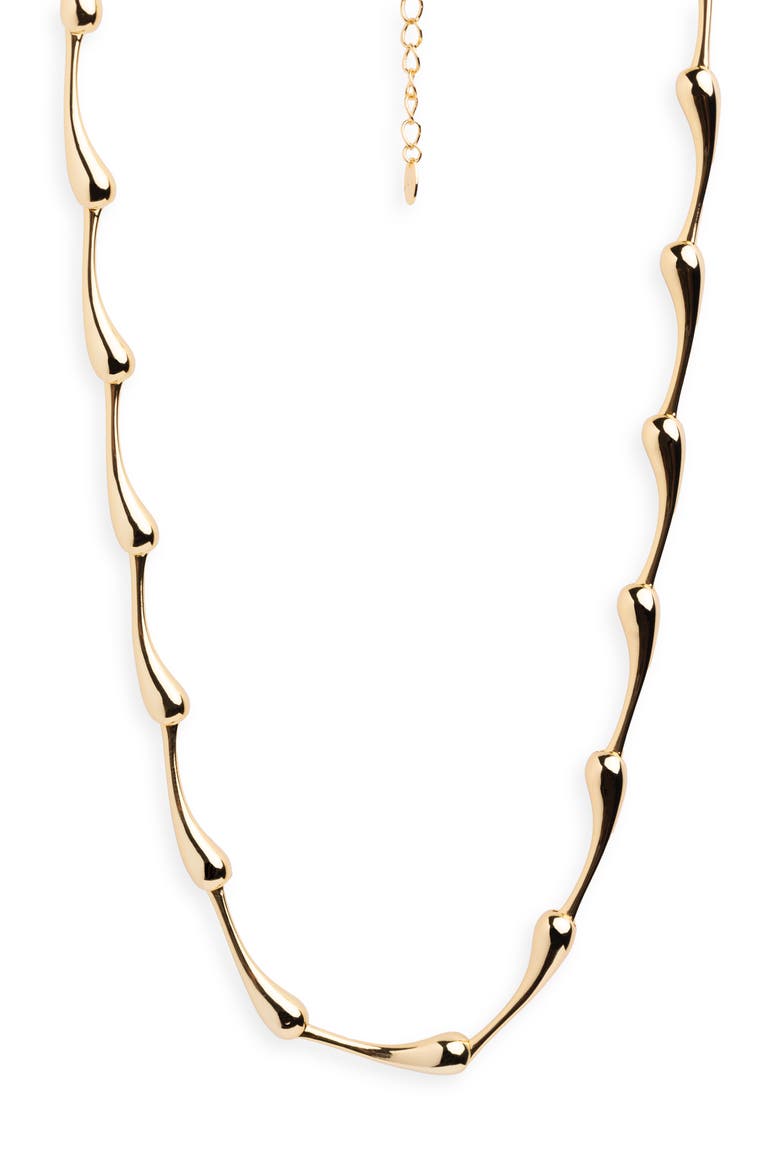 Paisly Link Necklace, Main, color, GOLD