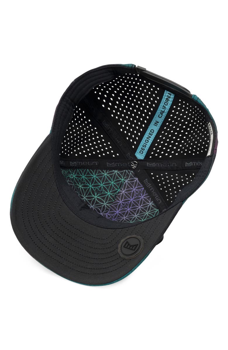 Melin Odyssey Stacked Aura Hydro Adjustable Performance Ball Cap, Alternate, color, Northern Aura