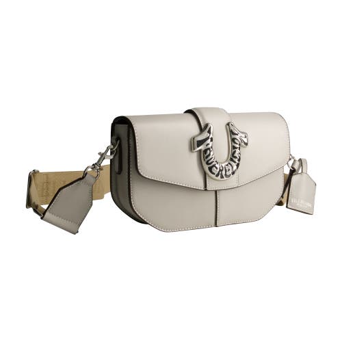 True Religion Shoulder Bag With Signature Logo Accent In Gray