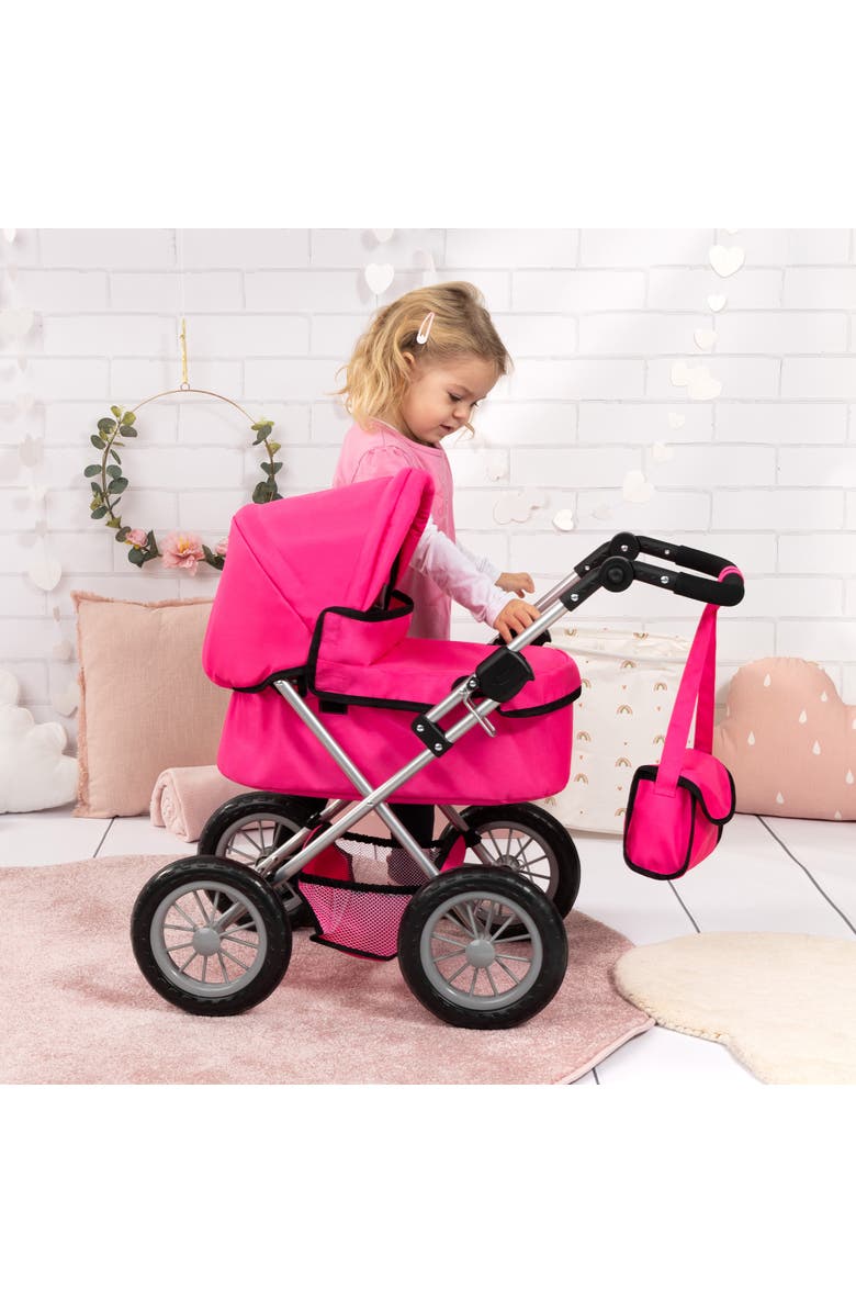 Bayer Design Trendy Pram, Fits Dolls Up To 18", Alternate, color, Multicolored