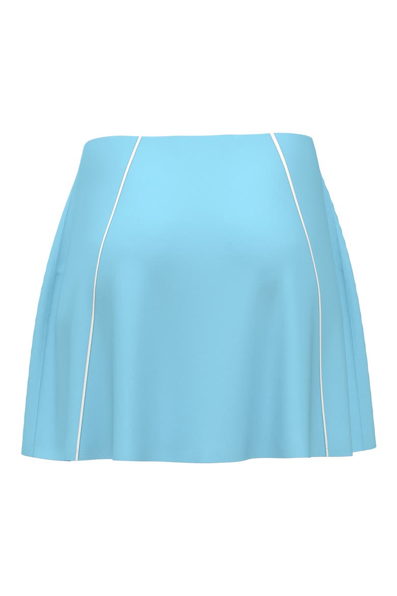 Colorblock Flounce Tennis Skirt, Alternate, color, CASTAWAY