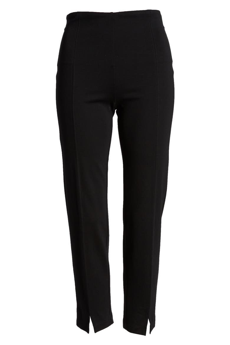 Lyssé Wisteria Ankle Pants, Alternate, color, BLACK
