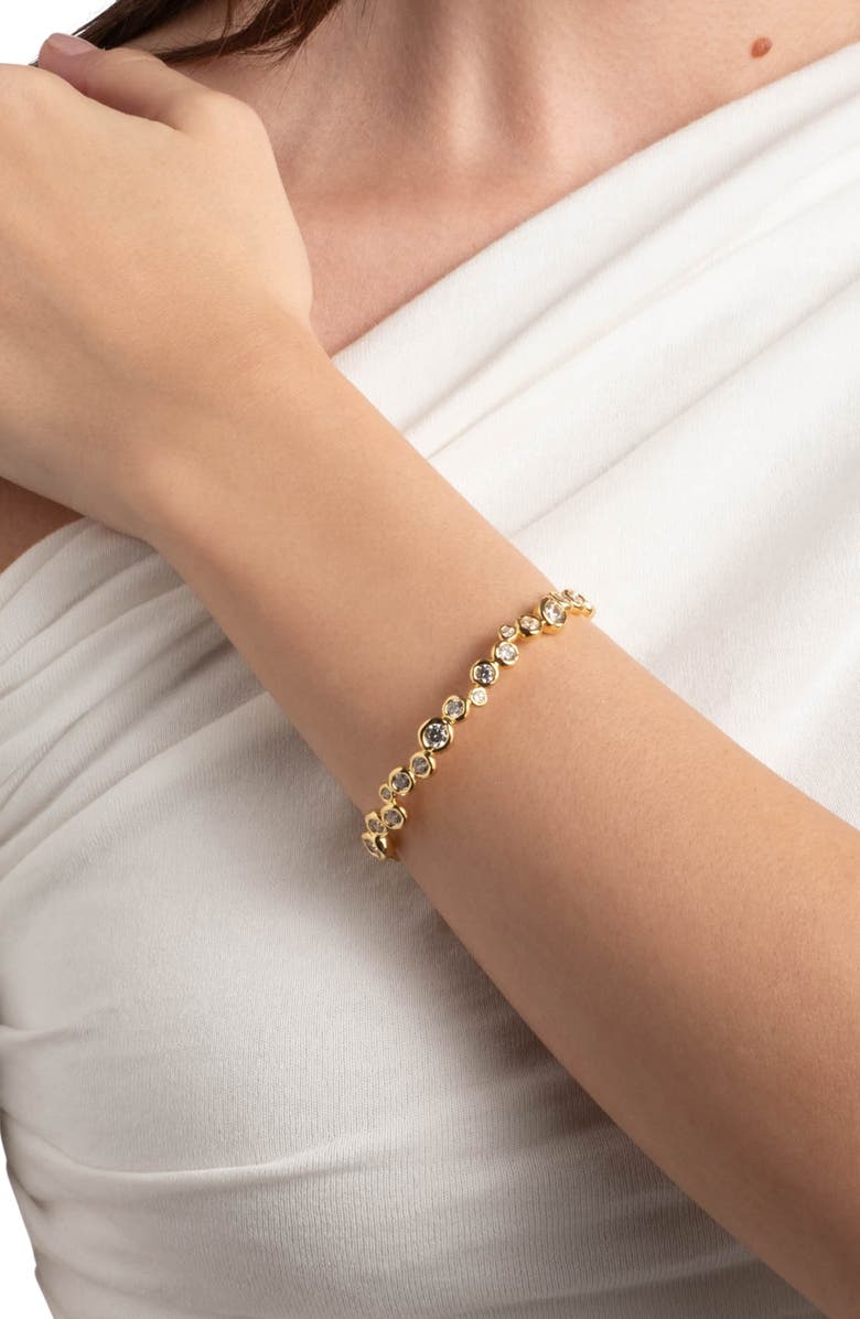 Alexis Bittar Asterales Skinny Cuff Bracelet, Alternate, color, Stones