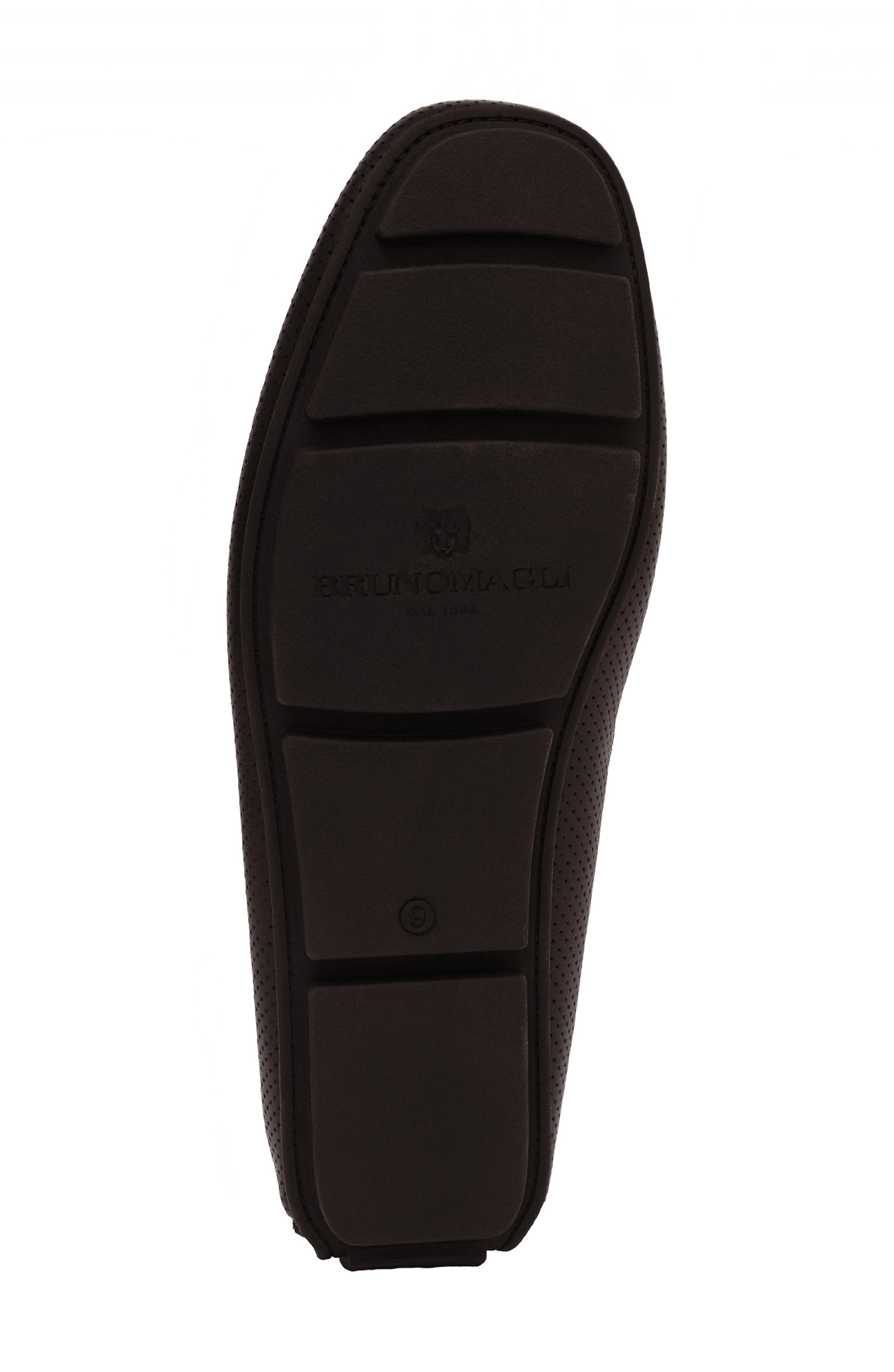 Tommy Perforated Driving Loafer, Alternate, color, BROWN TUMBLED