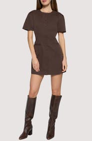 Lost + Wander City Vista Cotton Minidress