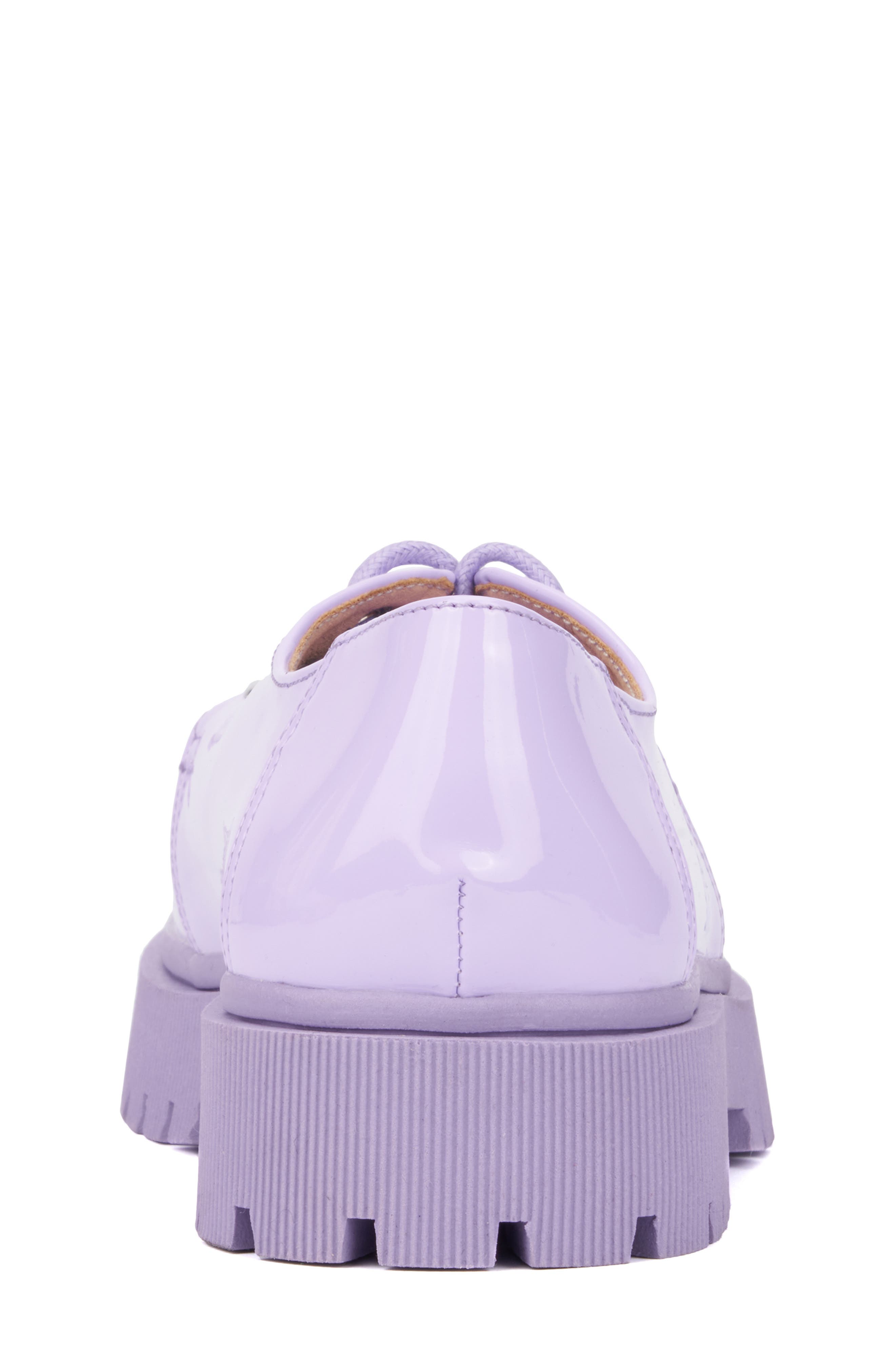 OLIVIA MILLER Kids' Lug Sole Patent Derby, Alternate, color, Purple