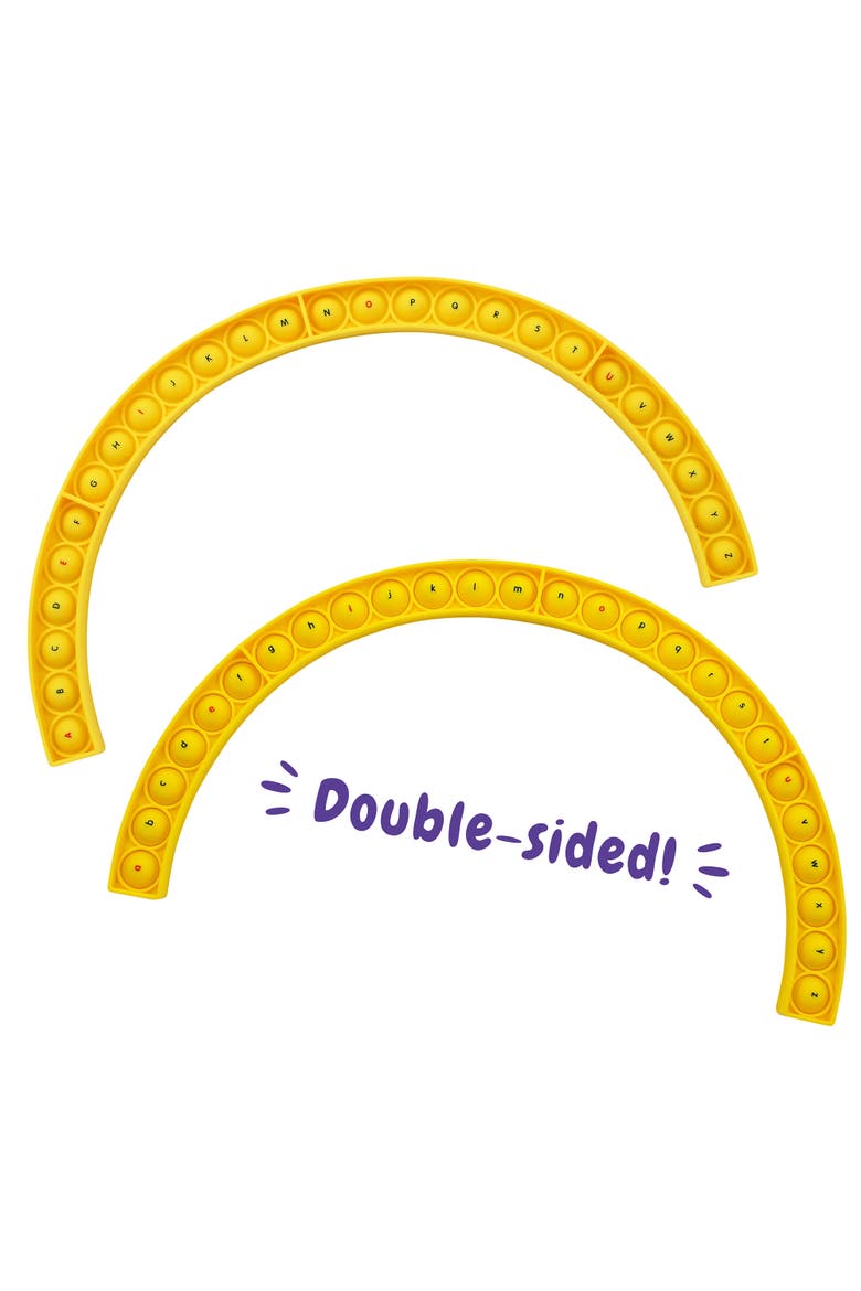 Alphabet Arc Bubble Board, Alternate, color, Multicolored