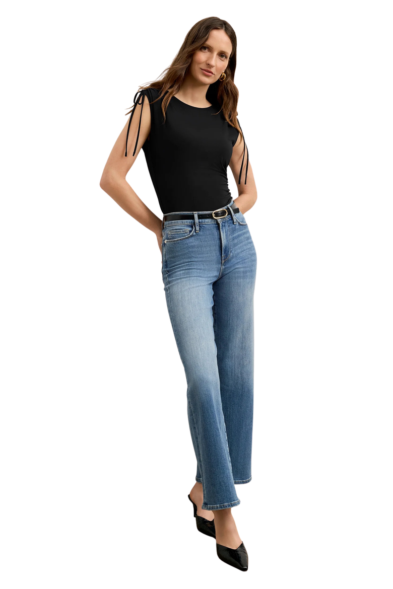 Dotty Light Jersey Top, Alternate, color, Black