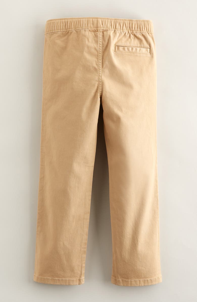 Nordstrom Kids' Relaxed Drawstring Waist Chinos, Alternate, color, Tan Stock