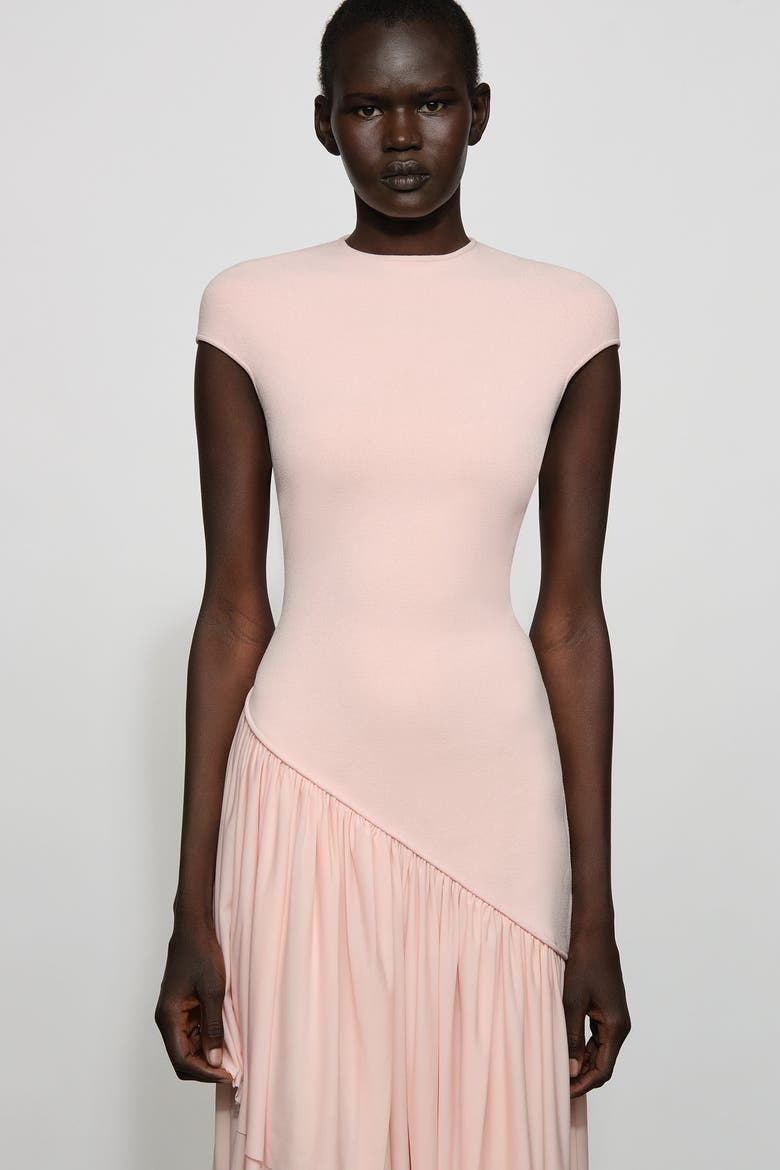 Elowen Knit Combo Dress, Alternate, color, Blush