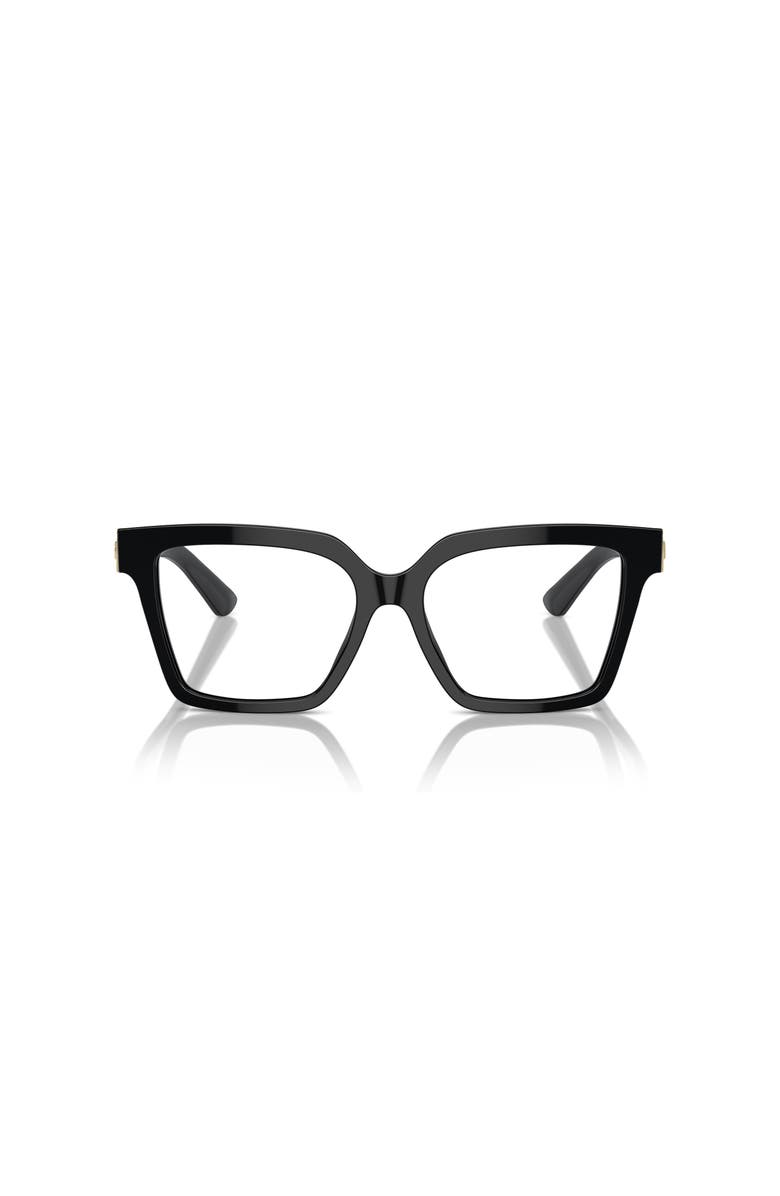 Dolce&Gabbana 53mm Square optical glasses, Alternate, color, Black