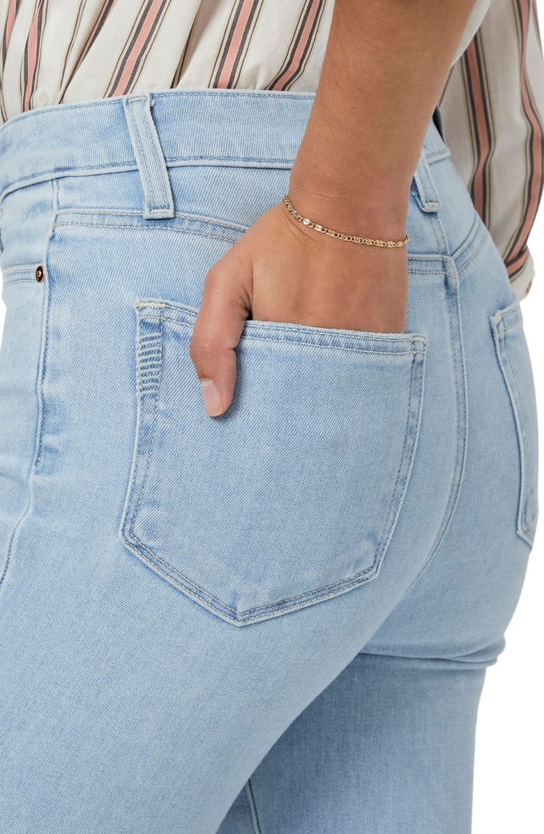 PAIGE Claudine Cropped Flare Leg Jeans, Alternate, color, Martini W/ Vesper Hem