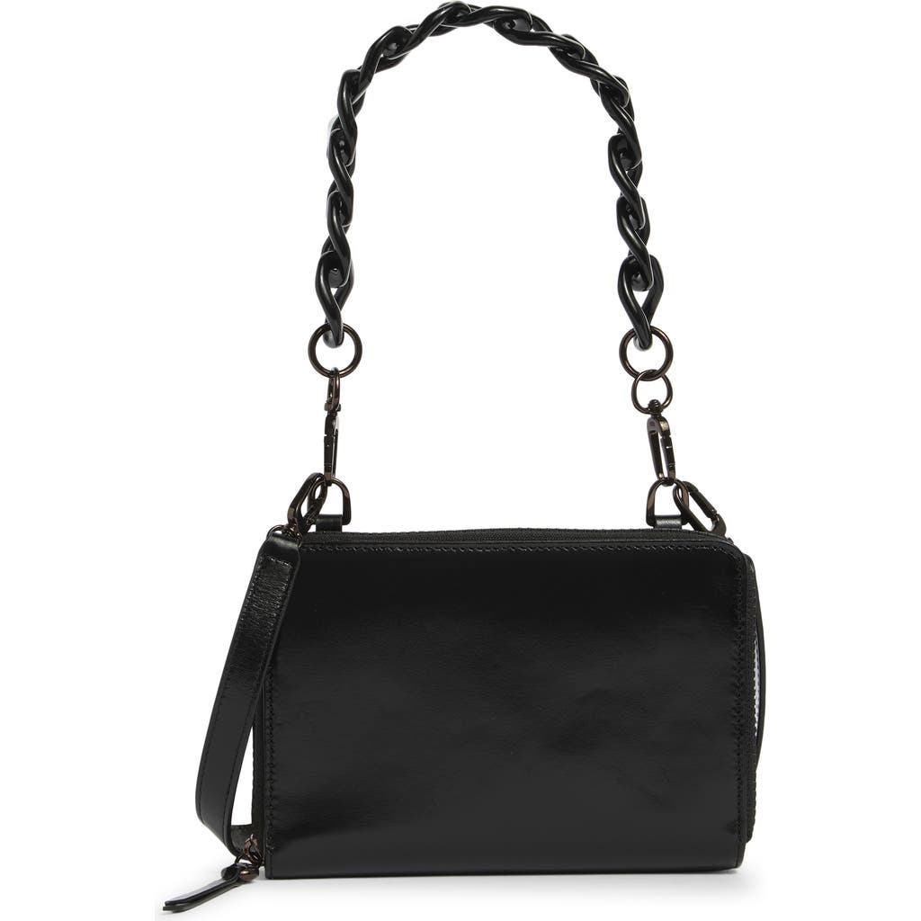 Hobo Dixon Zip Shoulder Bag In Black
