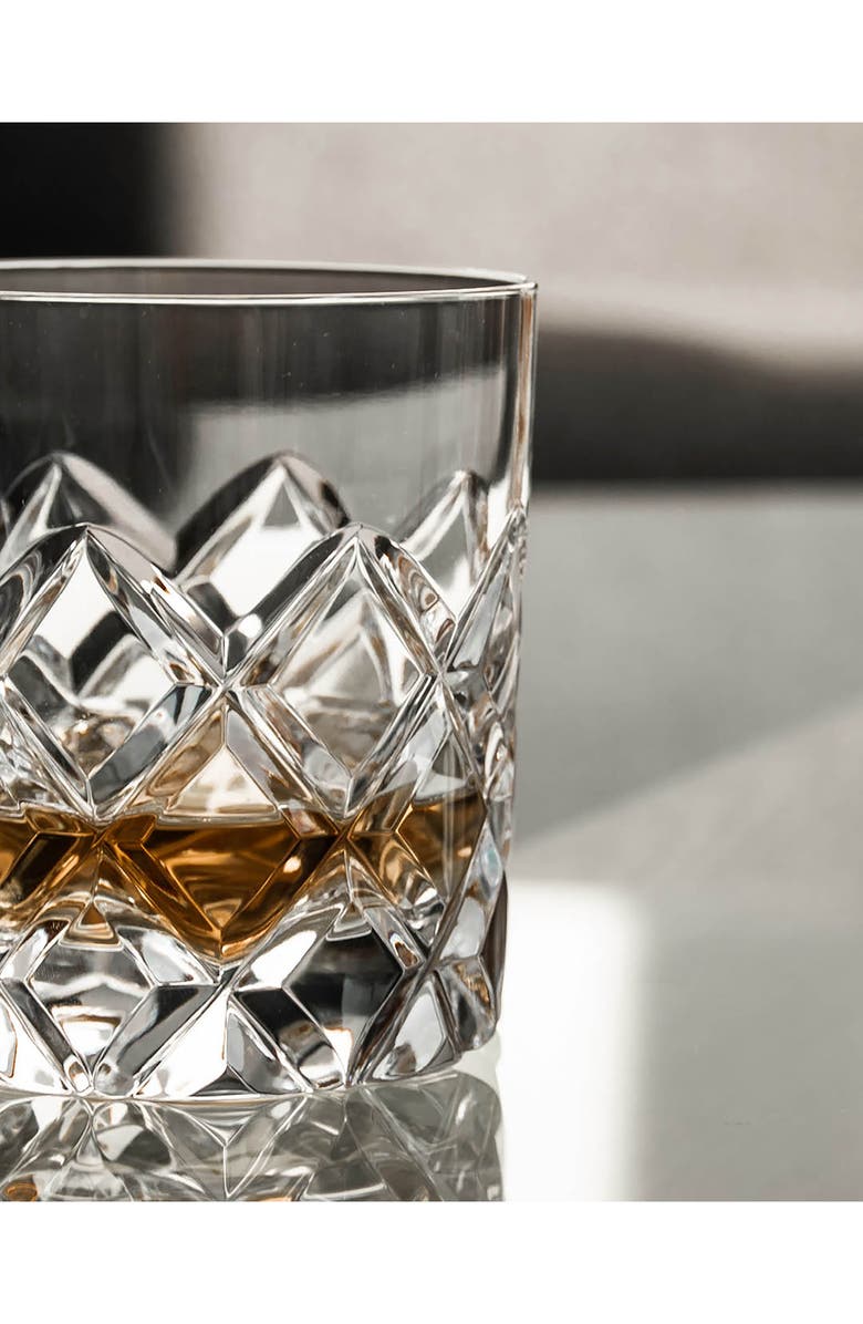 Orrefors Sofiero Set of 2 Crystal Old Fashioned Glasses, Alternate, color, Clear