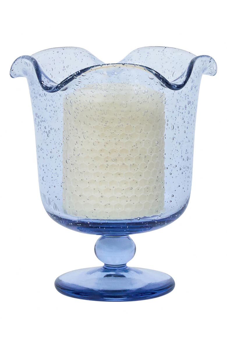 Juliska Provence Hurricane Vase, Alternate, color, Chambray