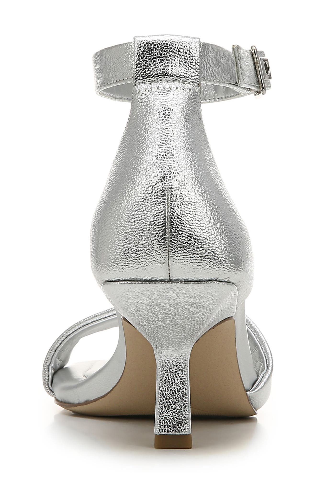 Bery Ankle Strap Sandal, Alternate, color, SILVER