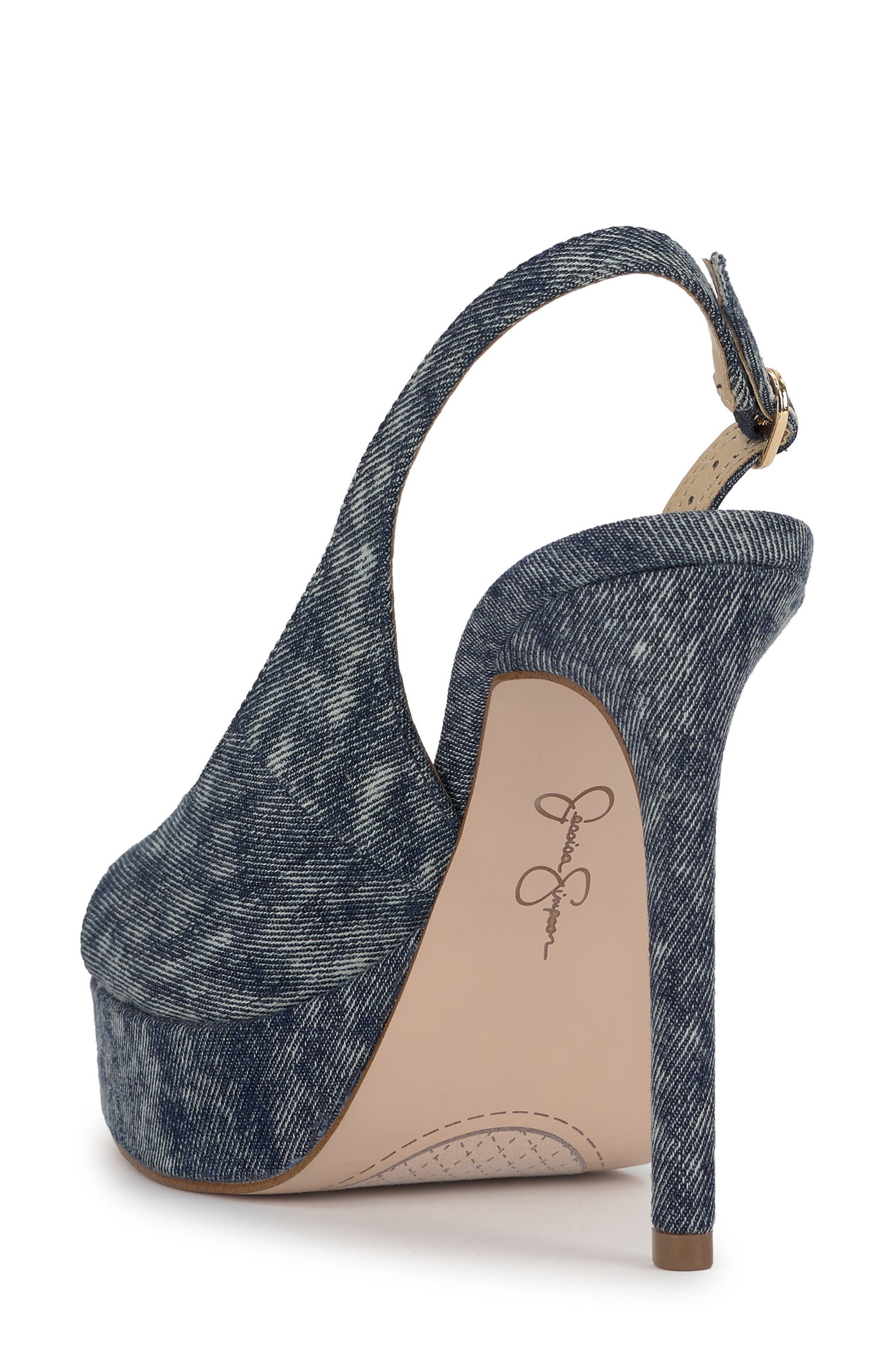 Sibilla Slingback Platform Sandal, Alternate, color, BLUE 13