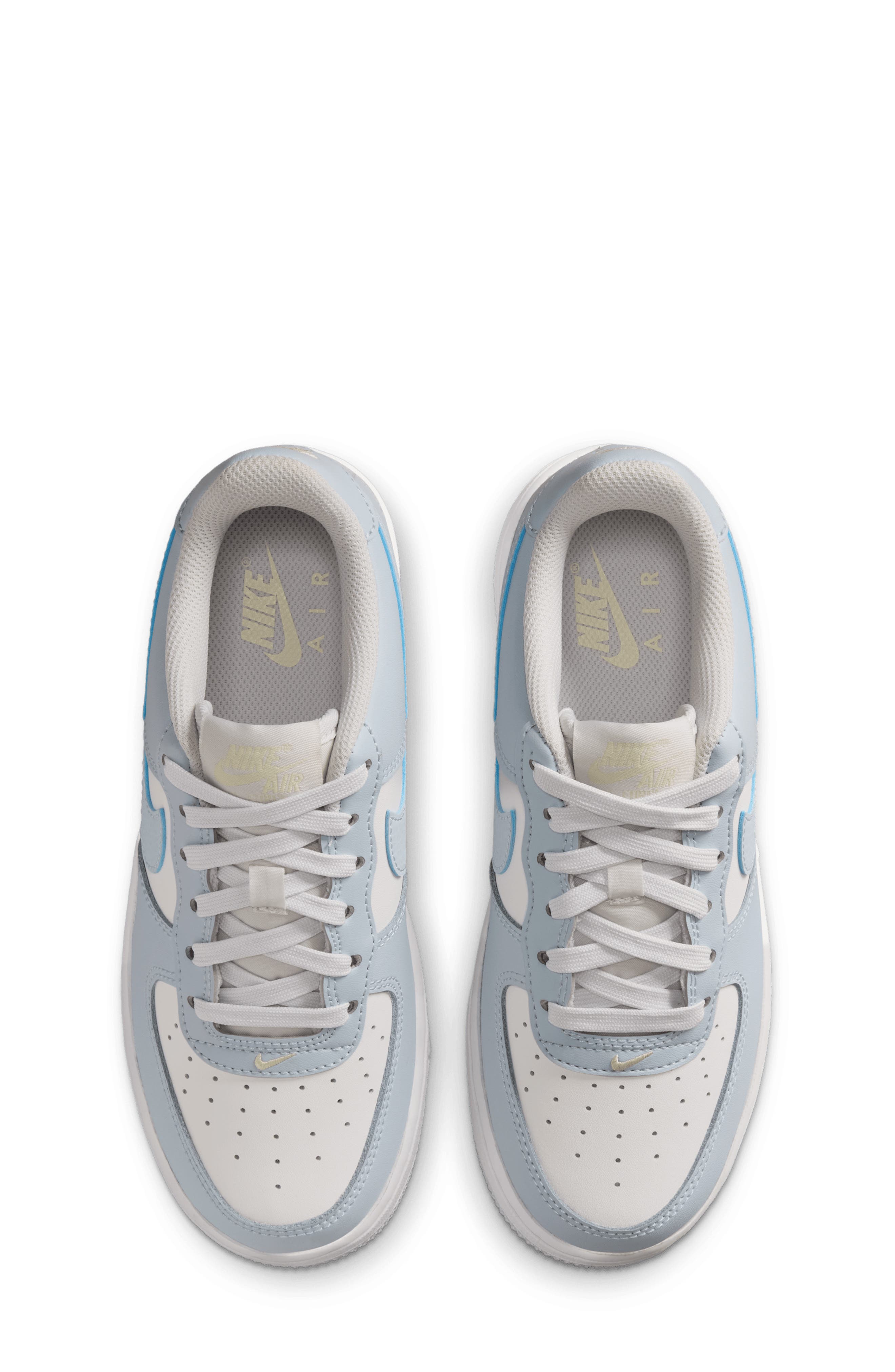 Kids' Air Force 1 Sneaker, Alternate, color, PLATINUM TINT/ ALABASTER