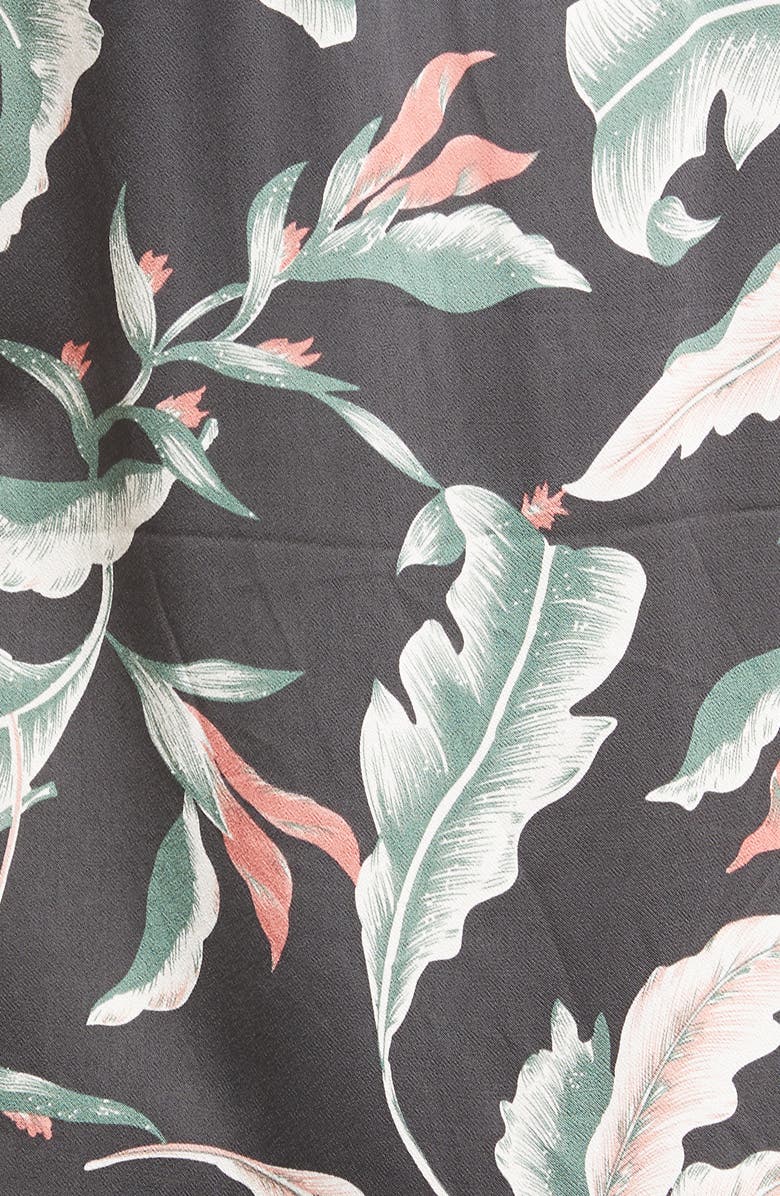 Rails Ida Leaf Print Satin Tank, Alternate, color,