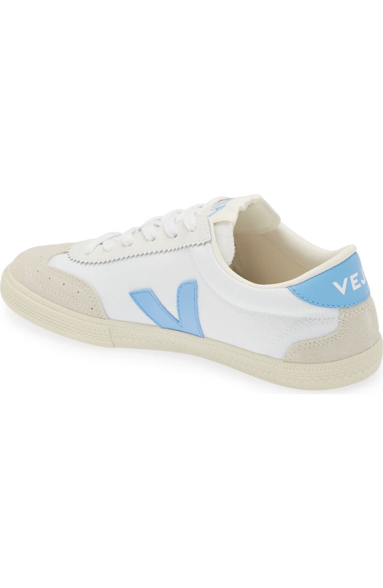 Veja Volley Canvas Sneaker, Alternate, color, White/ Aqua