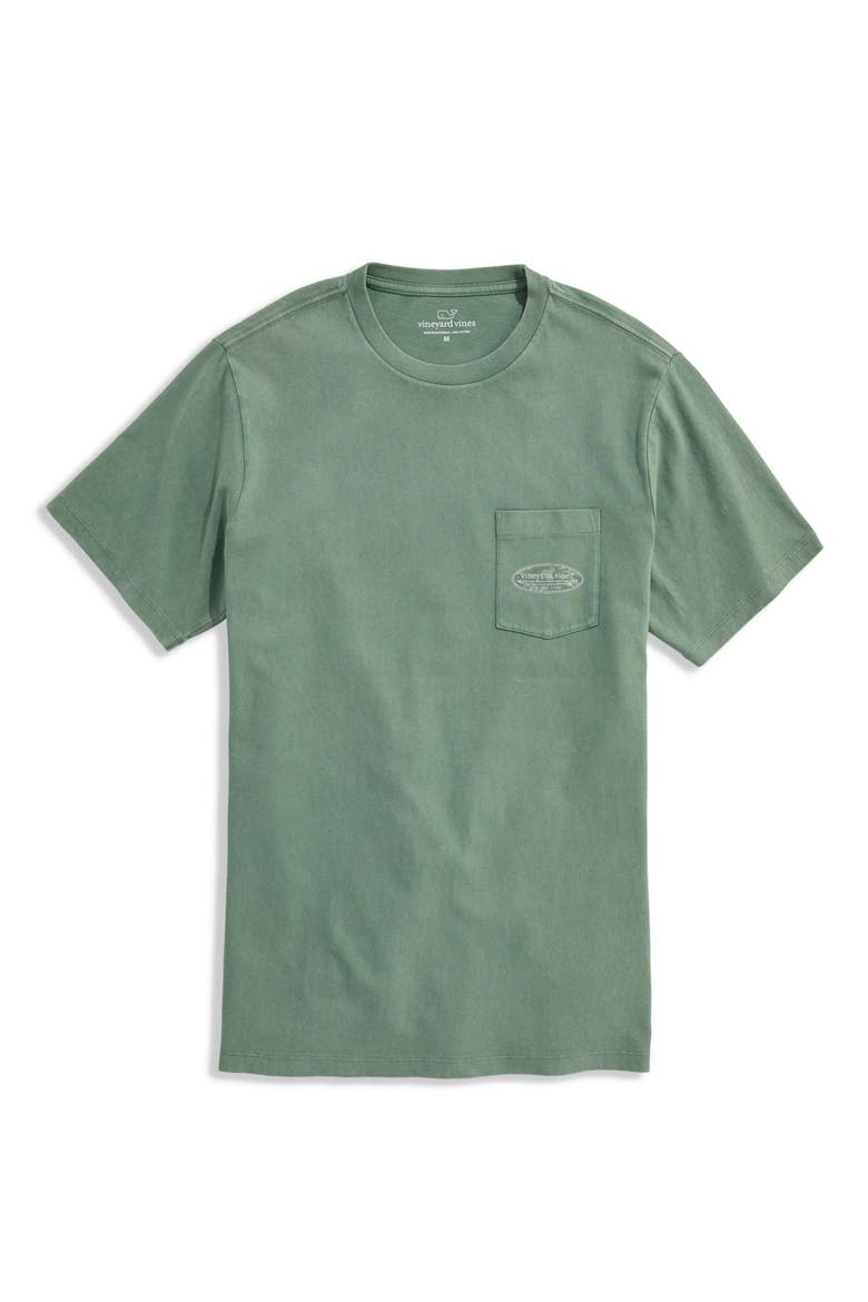 Camo Logo Graphic Pocket Tee, Main, color, OLIVE DUSK