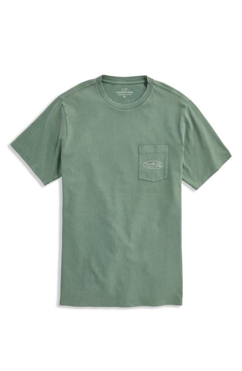 Camo Logo Graphic Pocket Tee