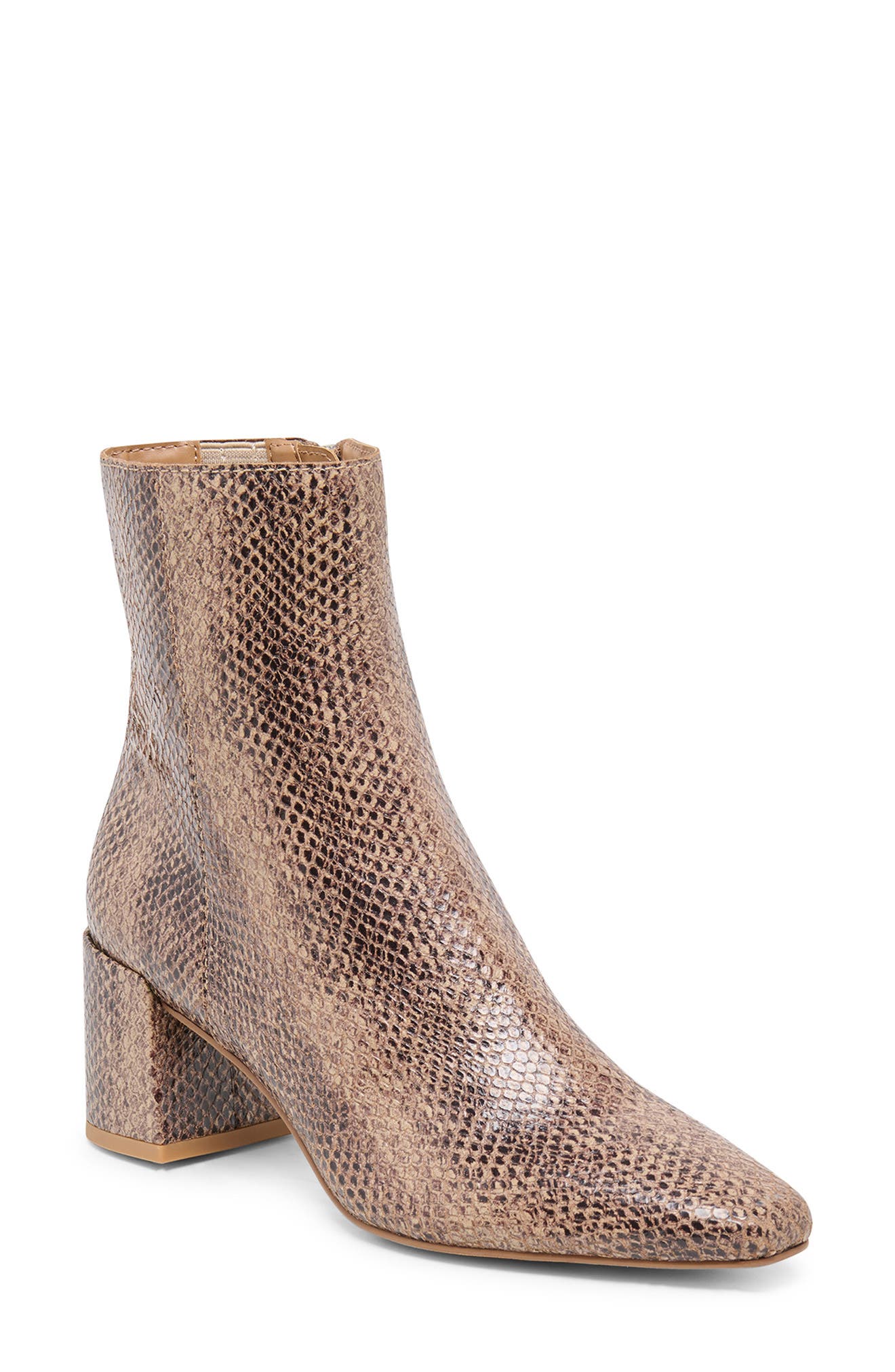 SNAKE/TAN EMBOSSED L