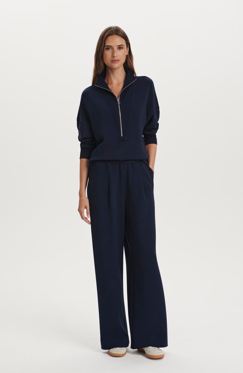Varley The Extrawide Leg DoubleSoft<sup>®</sup> Sweatpants, Alternate, color, Navy