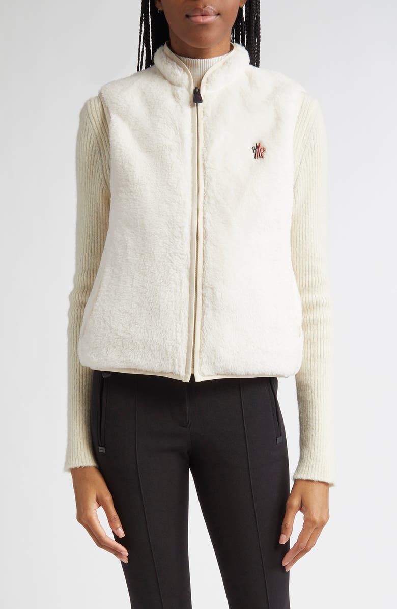 Moncler Grenoble Polartec<sup>®</sup> Fleece & Rainwear Reversible Vest, Main, color,