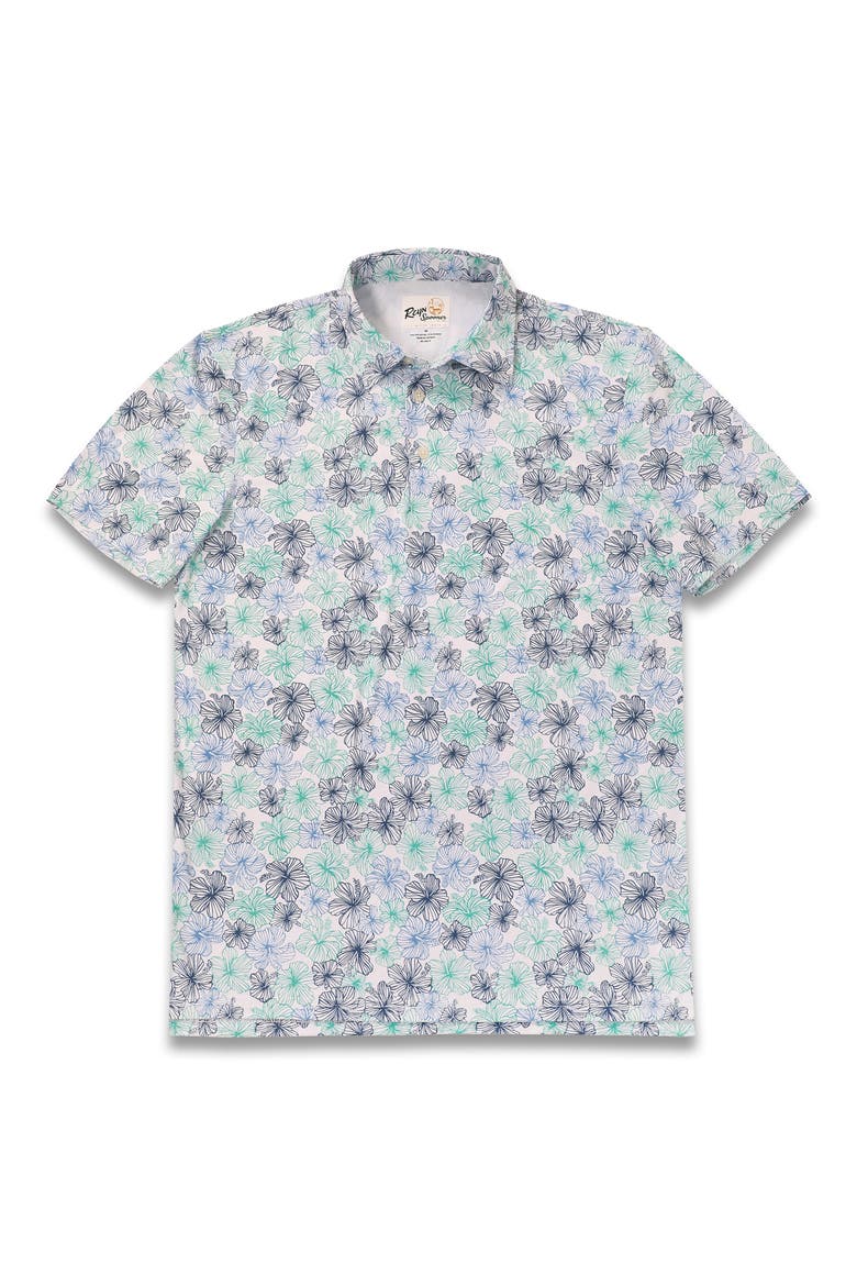 Electric Biscus Polo, Main, color, WHITE