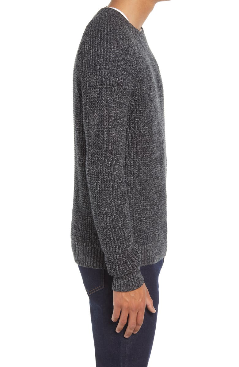 Treasure & Bond Waffle Texture Crewneck Sweater, Alternate, color, 