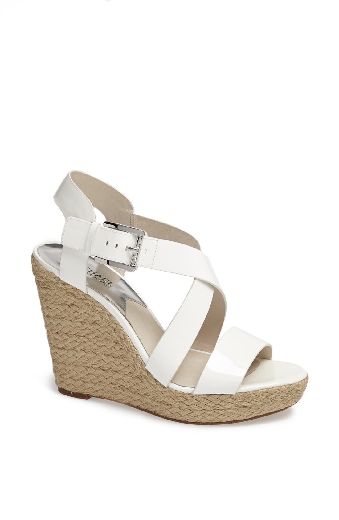 MICHAEL Michael Kors 'Giovanna' Wedge Sandal, Main, color, 