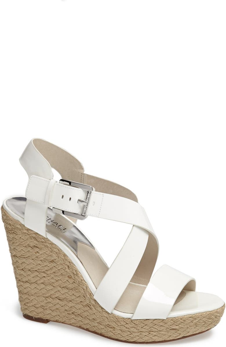 MICHAEL Michael Kors 'Giovanna' Wedge Sandal, Main, color,