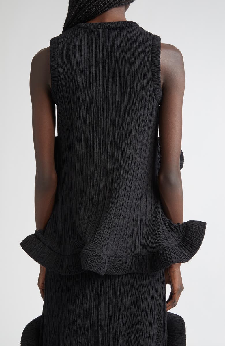 MELITTA BAUMEISTER Foam Ruffle Hole Pleated Top, Alternate, color,