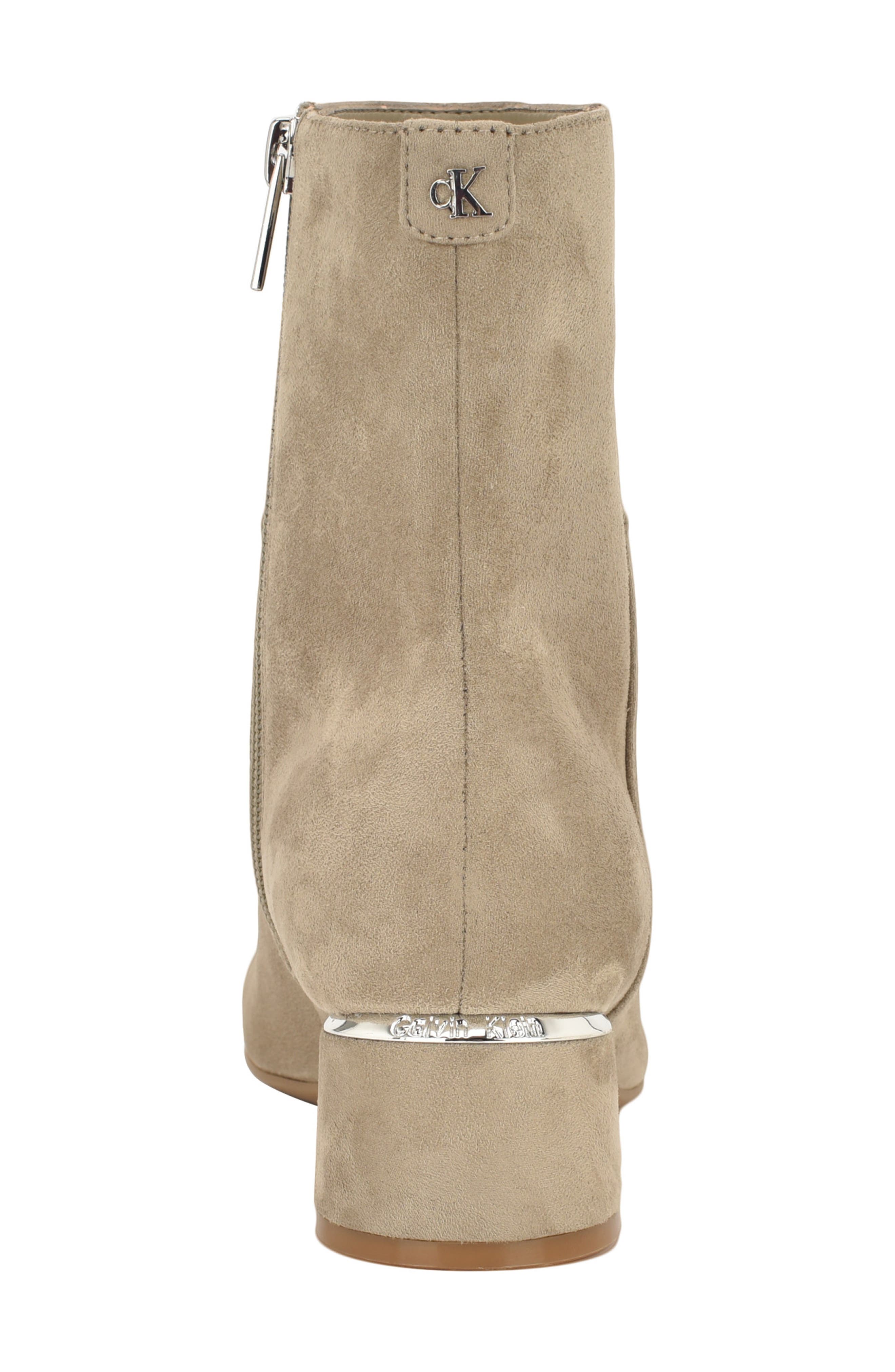 Parry Faux Suede Bootie, Alternate, color, BROWN