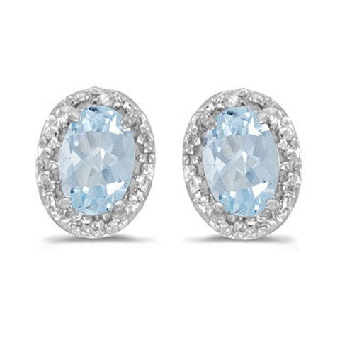 14K Gold Diamond & Gemstone  Earrings